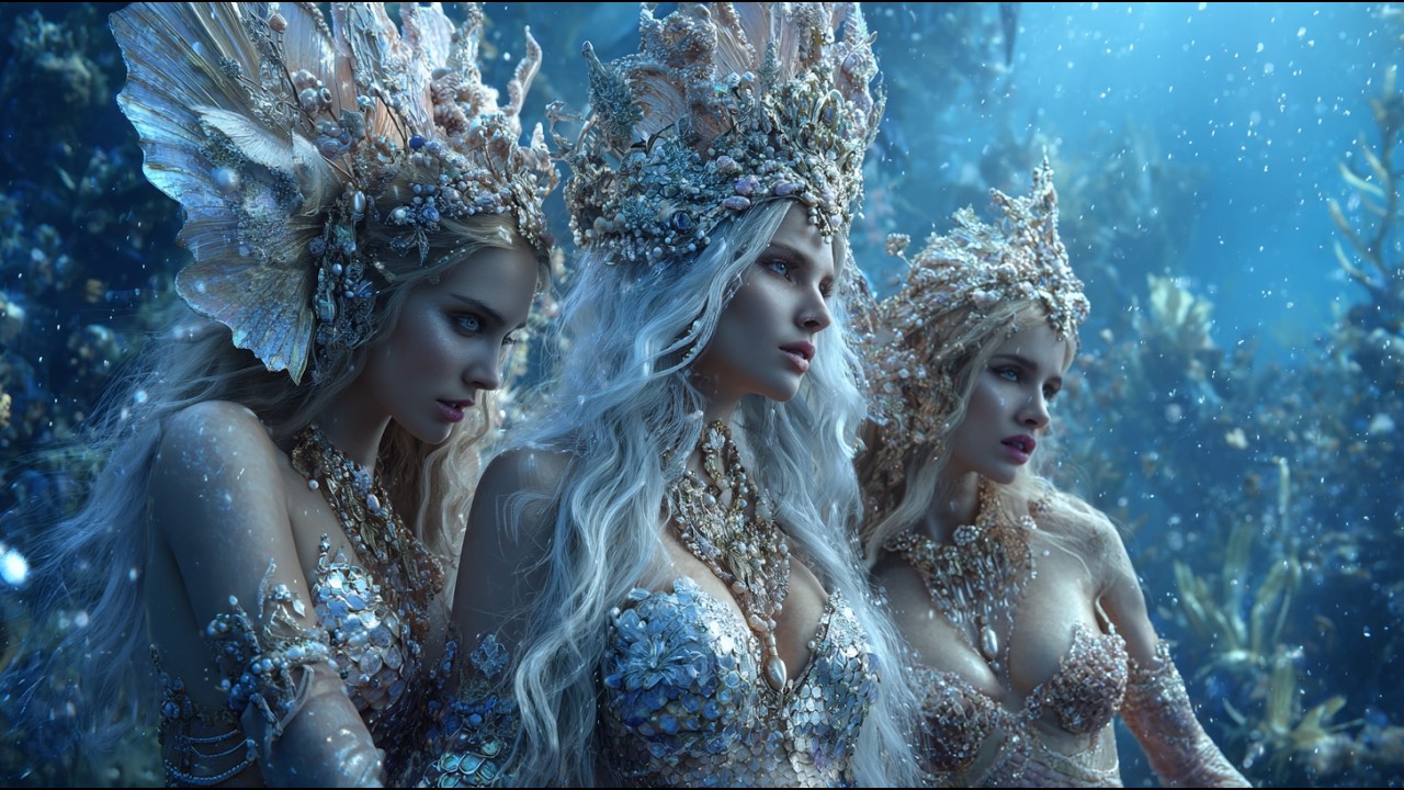 Самые Красивые Русалки, Когда-Либо Виденные: 4K Ультра Реалистическое Фантастическое Королевство ✨