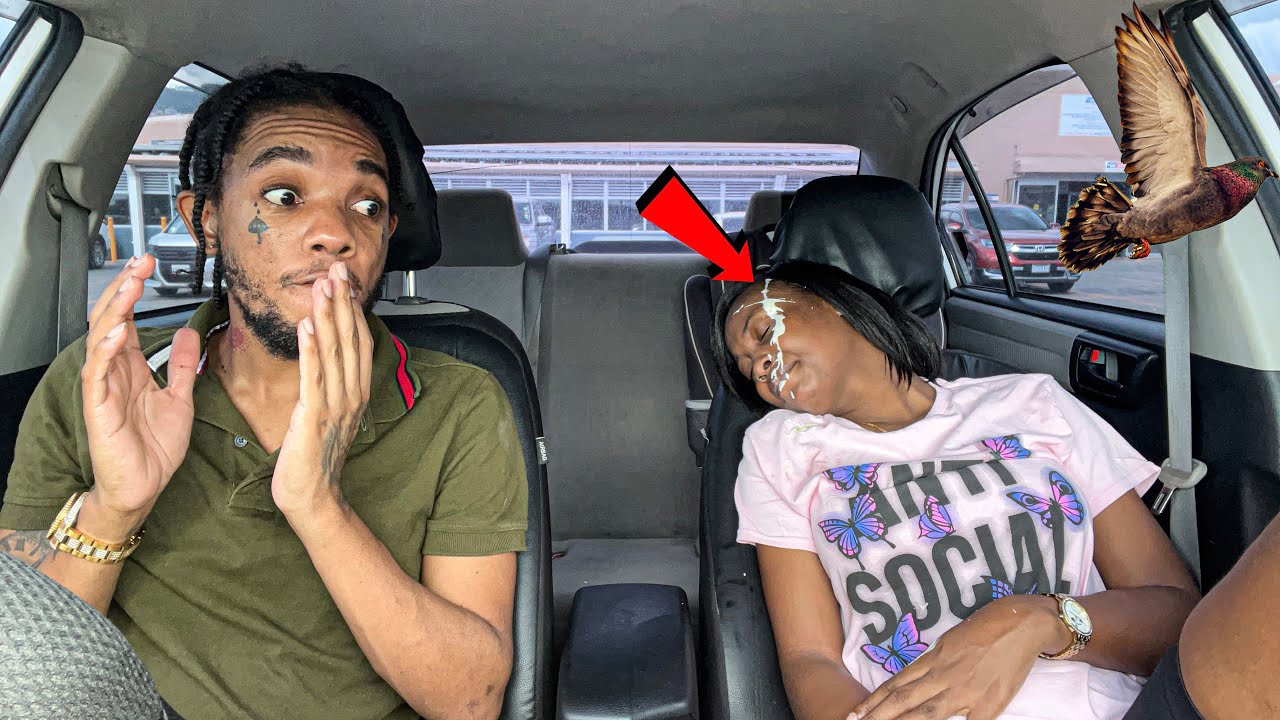 Bird Dung On My Sleeping Girlfriend Face Prank