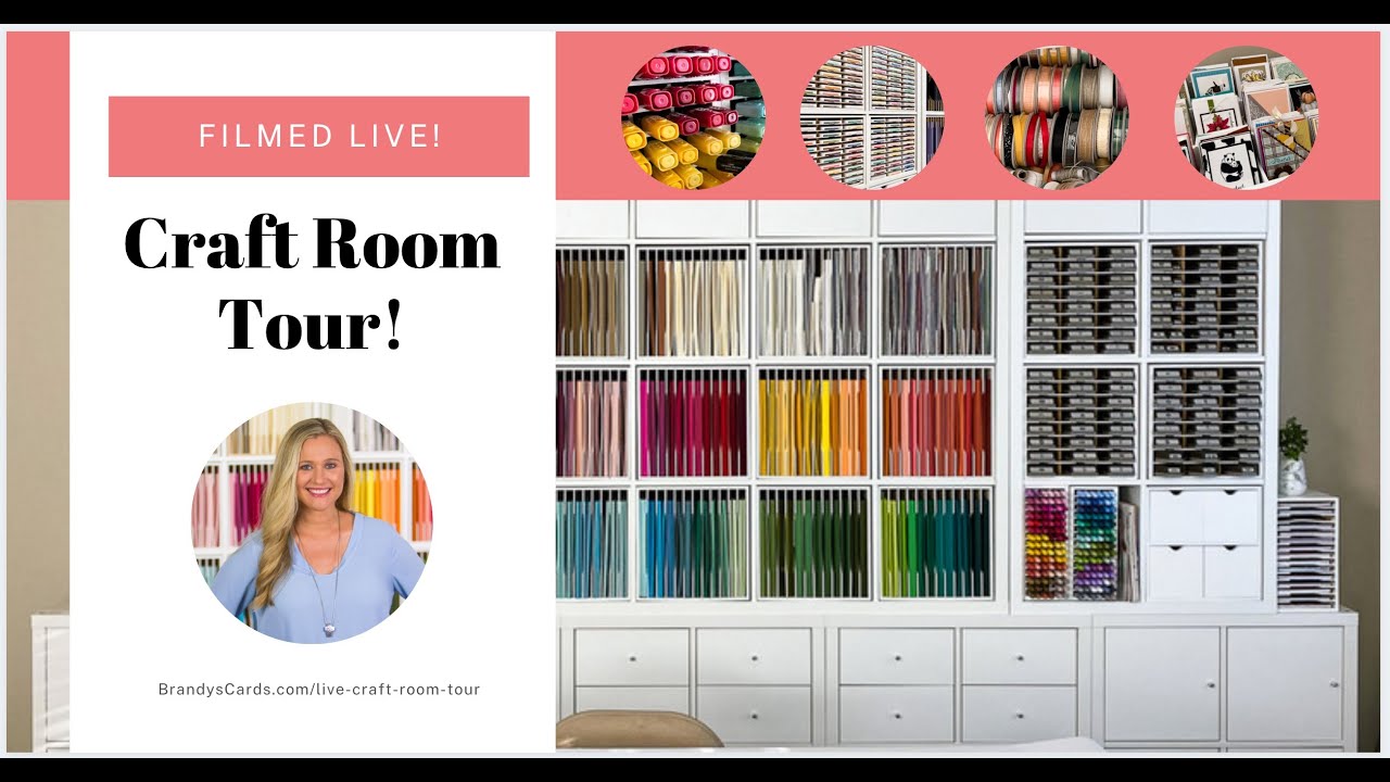 🔴  Live Craft Room Tour - Brandy Cox