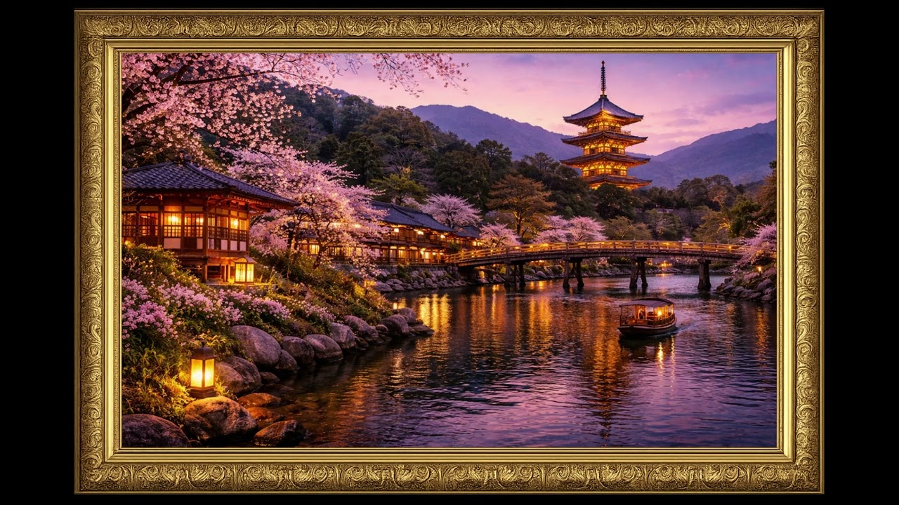 Experience the peaceful beauty of Japan in this 3-hour relaxing gallery.