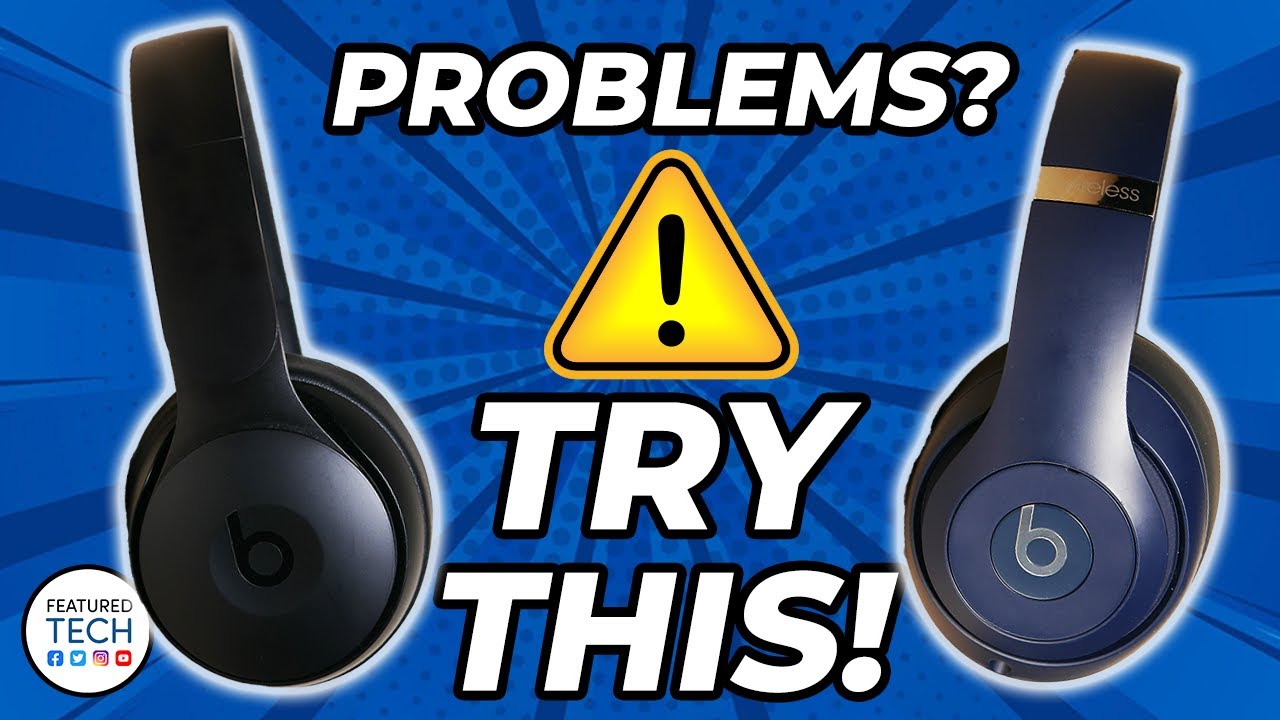 Beats Headphones NOT Turning On? TRY THIS! | Beats Solo Pro and Studio 3 | Featured Tech (2022)