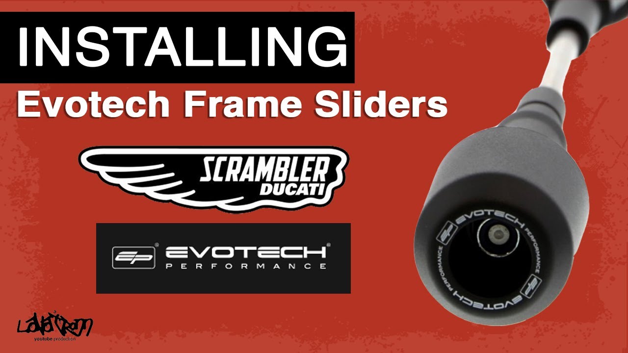 How To Install Evotech Frame Sliders To Ducati Scrambler ( First Mod )