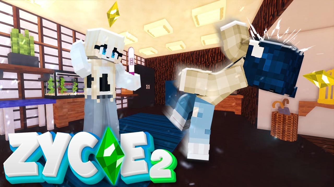 MINECRAFT ŻYCIE s2 [#21] - ON ZNA TOŻSAMOŚĆ CZARNEJ R&Oacute;ŻY!!?😡😧