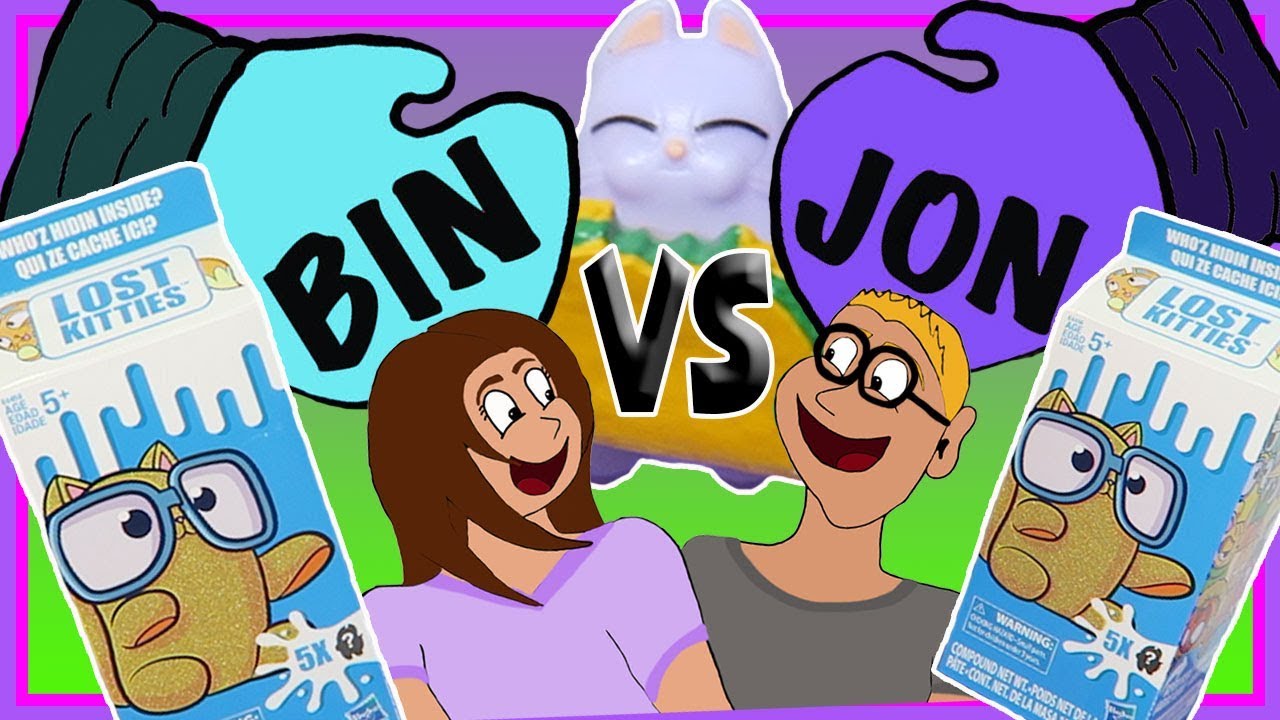 LOST KITTIES CHALLENGE! Bin Vs. Jon!