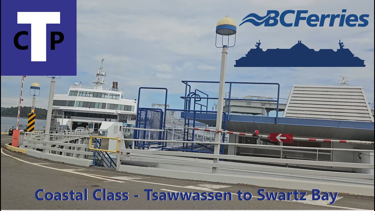 BC Ferries - A Ride on the Coastal Celebration (Tsawwassen to Swartz Bay) (4K)
