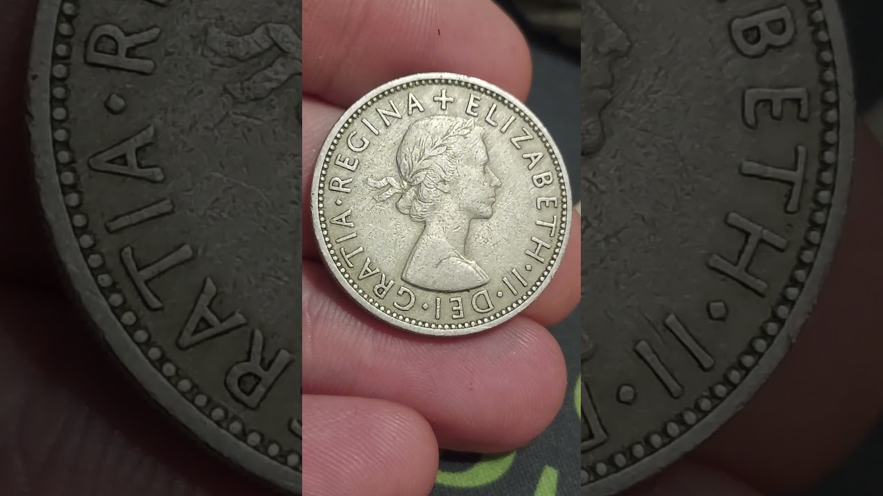 UK 1955 Two Shillings Coin of the day EP423 #shorts
