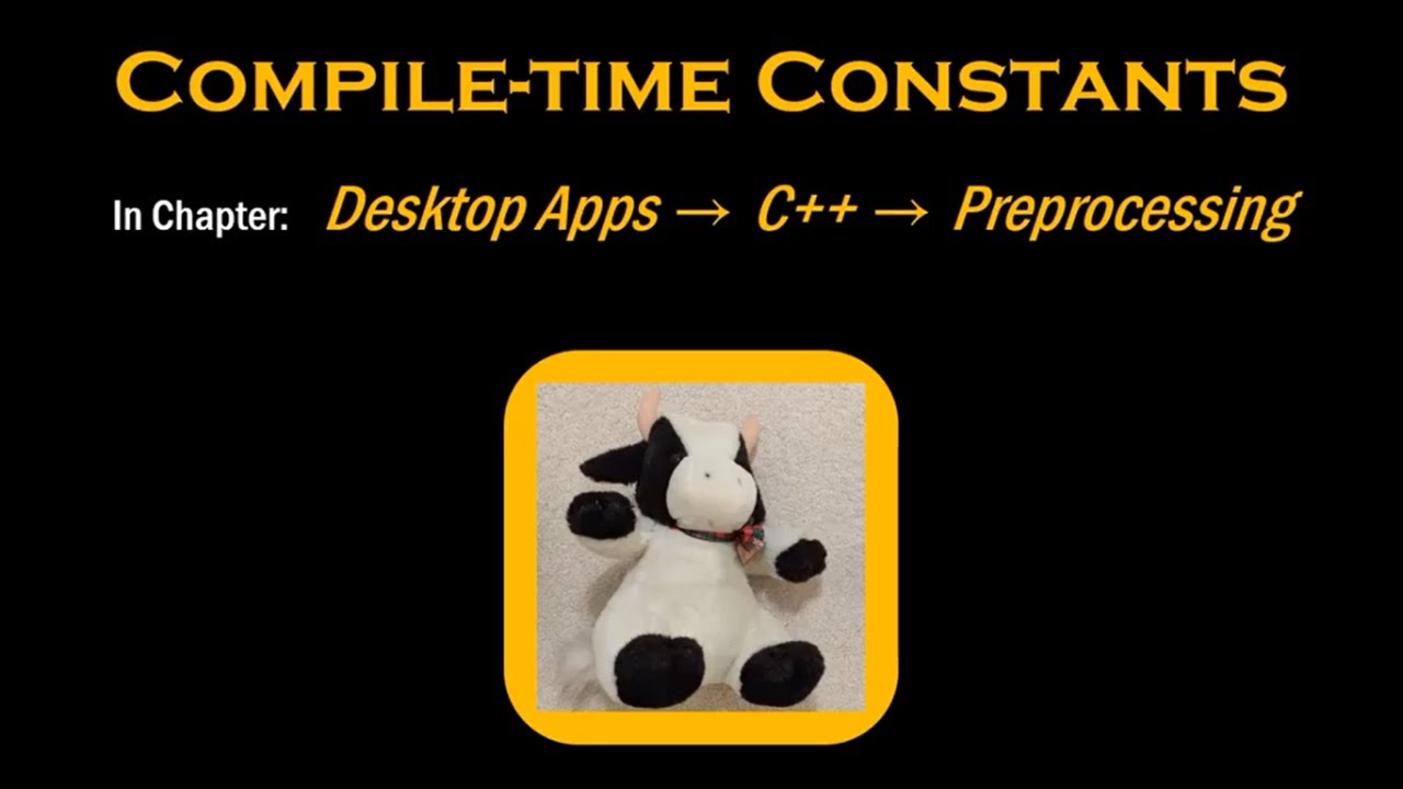 C++: Compile-time Constants