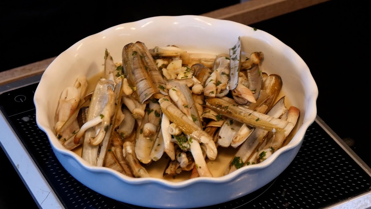Les couteaux persillés (fruits de mer)