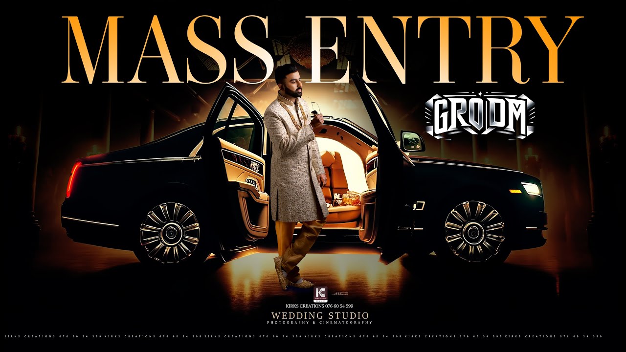 GROOM MASS ENTRY | KIRKS CREATIONS