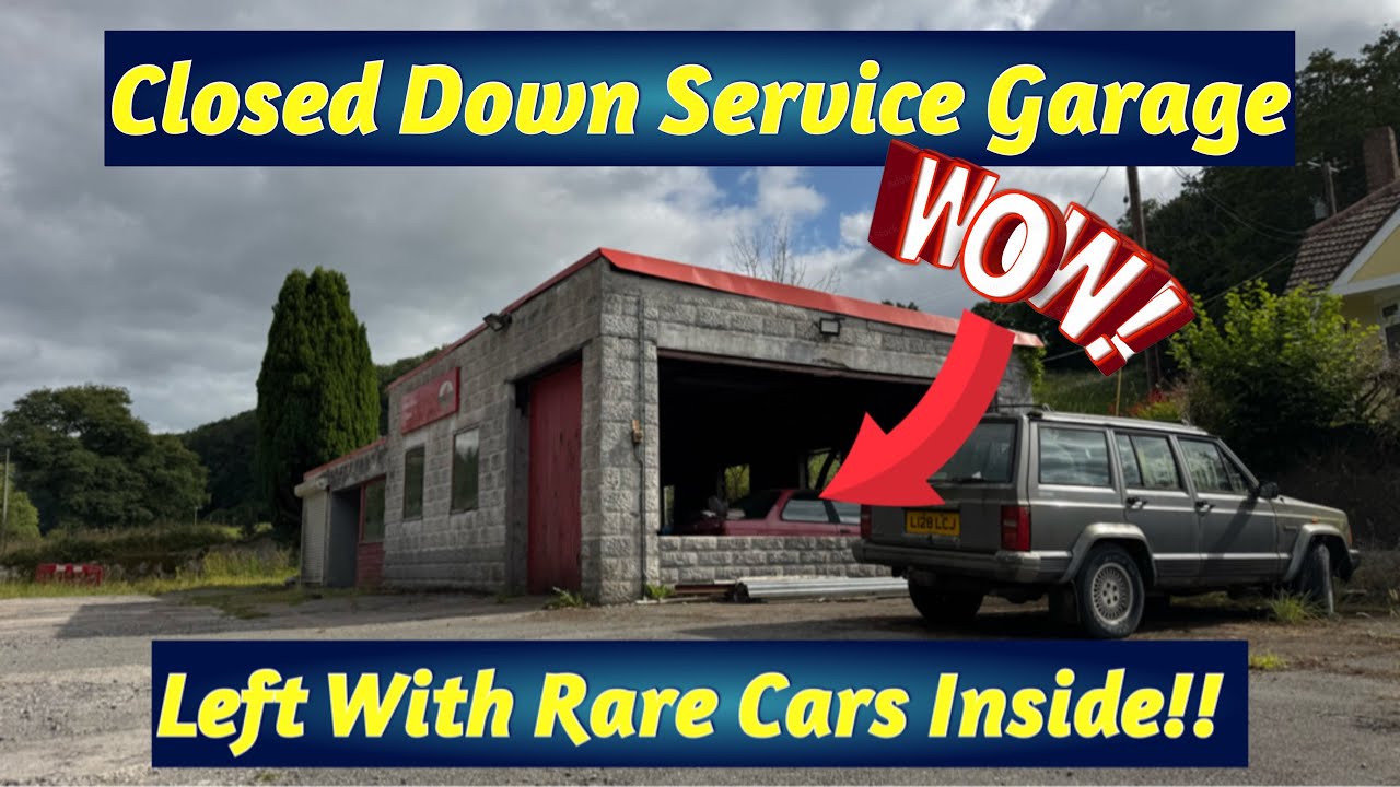 I Found A Closed Down Time Capsule Service Garage & Some Rare Cars STILL Inside! Unbelievable Find! 