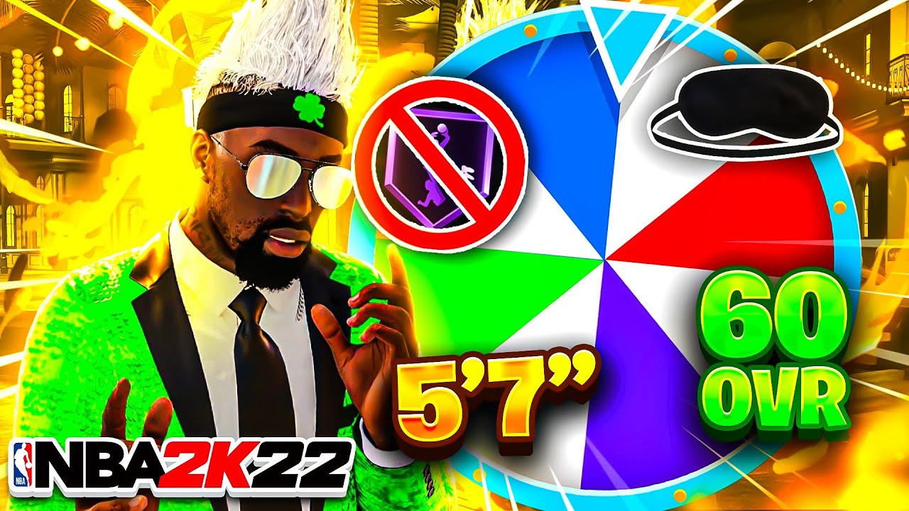WHEEL OF HARDEST CHALLENGES in NBA 2K22... (Bad Idea) I HAD TO SHOOT ONLY CONTESTED SHOTS!? NBA2K22
