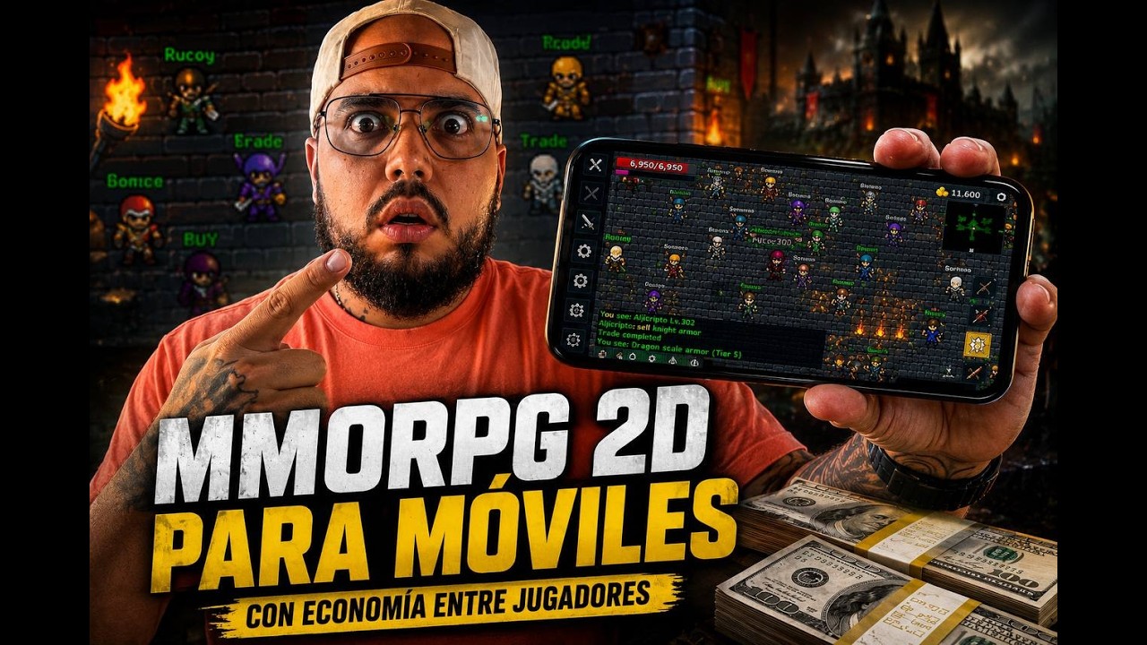 TOP 10 MMORPG 2D para m&oacute;viles con econom&iacute;a entre jugadores (2026)
