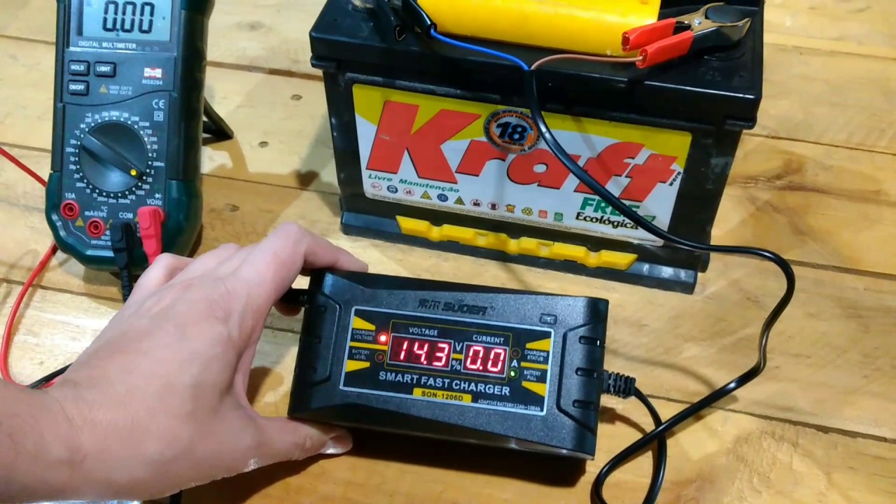 Son-1206D Battery charger test.