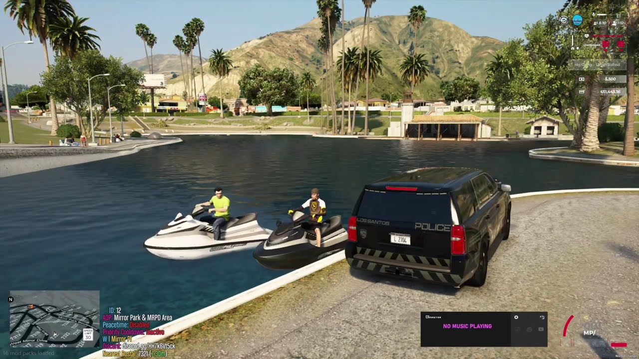 Jet Skiing in Mirror Park Pond | MPCRP