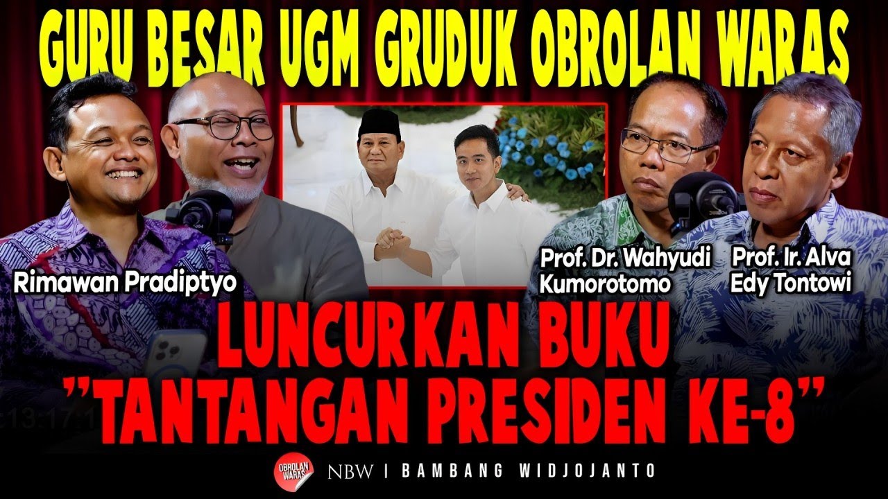 GURU BESAR UGM GRUDUK OBROLAN WARAS LUNCURKAN BUKU 