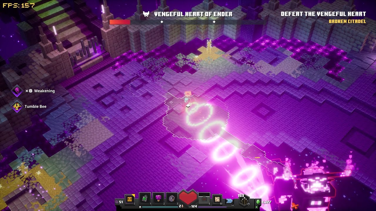 The Vengeful Heart of Ender - Final Boss - Minecraft Dungeons Echoing Void DLC
