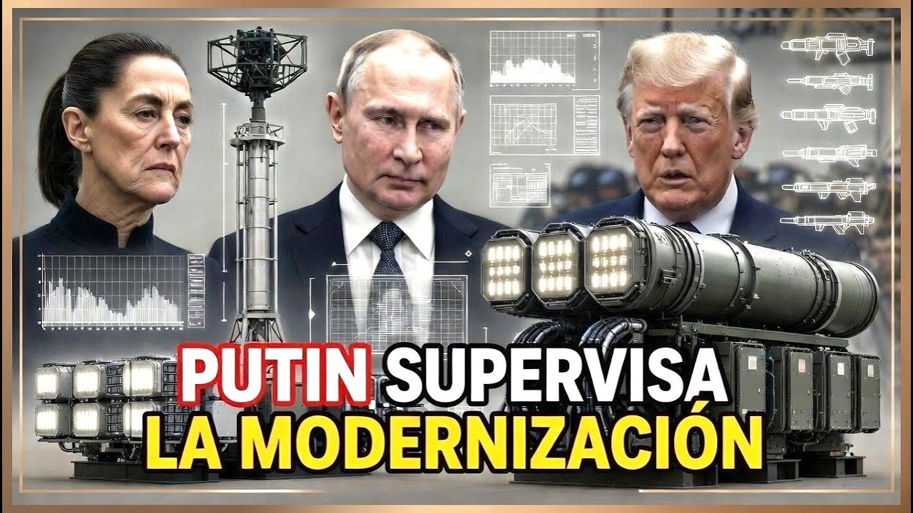 Putin en M&eacute;xico: Refuerza S-400 contra armas secretas de Trump.