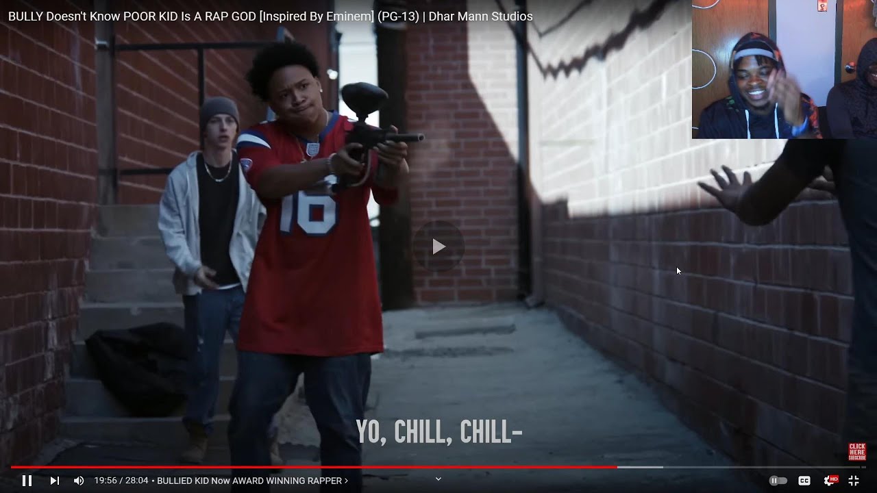 Reacting to BULLY Doesn't Know POOR KID Is A RAP GOD [Inspired By Eminem] (PG-13) Dhar Mann Studios
