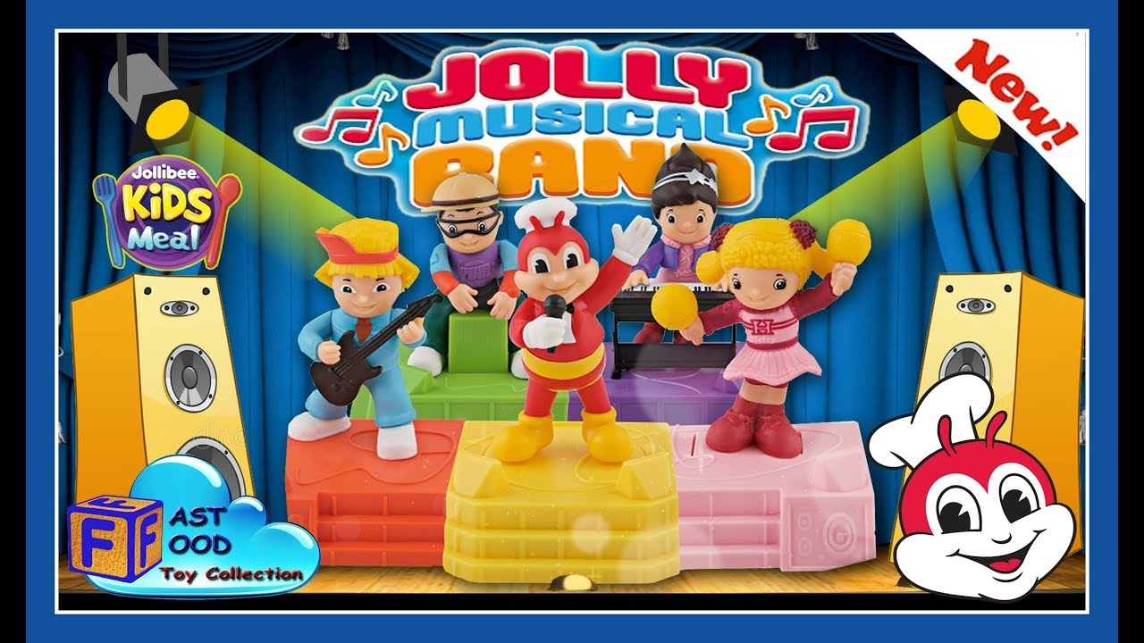 2017 Jolly Musical Band - Jolly Kiddie Meal (complete set) | fastfoodTOYcollection