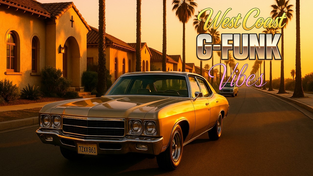 West Coast G Funk Vibes 🌅 Sunset Cruise – Golden Street Flow