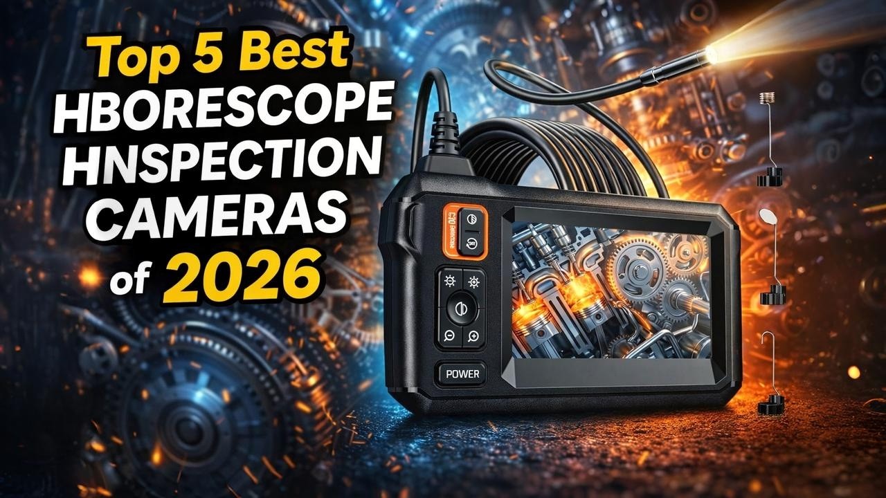 Top 5 Best Borescope Inspection Cameras of 2026 🔥 Waterproof & Pro Grade Picks!