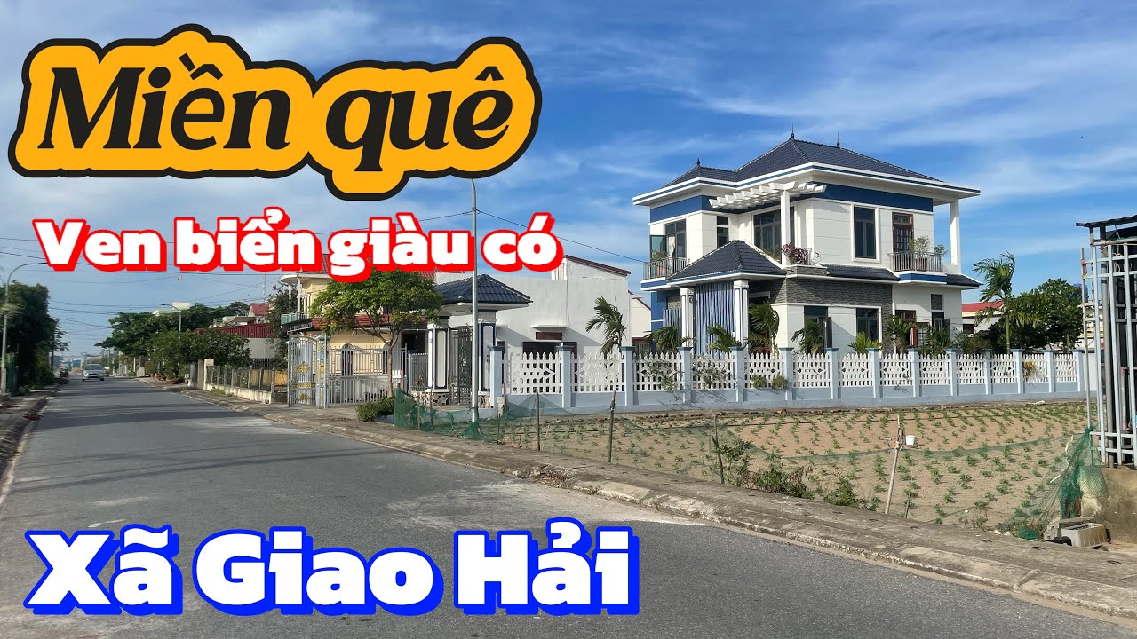 Khám phá miền quê giàu có xã Giao Hải, Giao Thuỷ, Nam Định