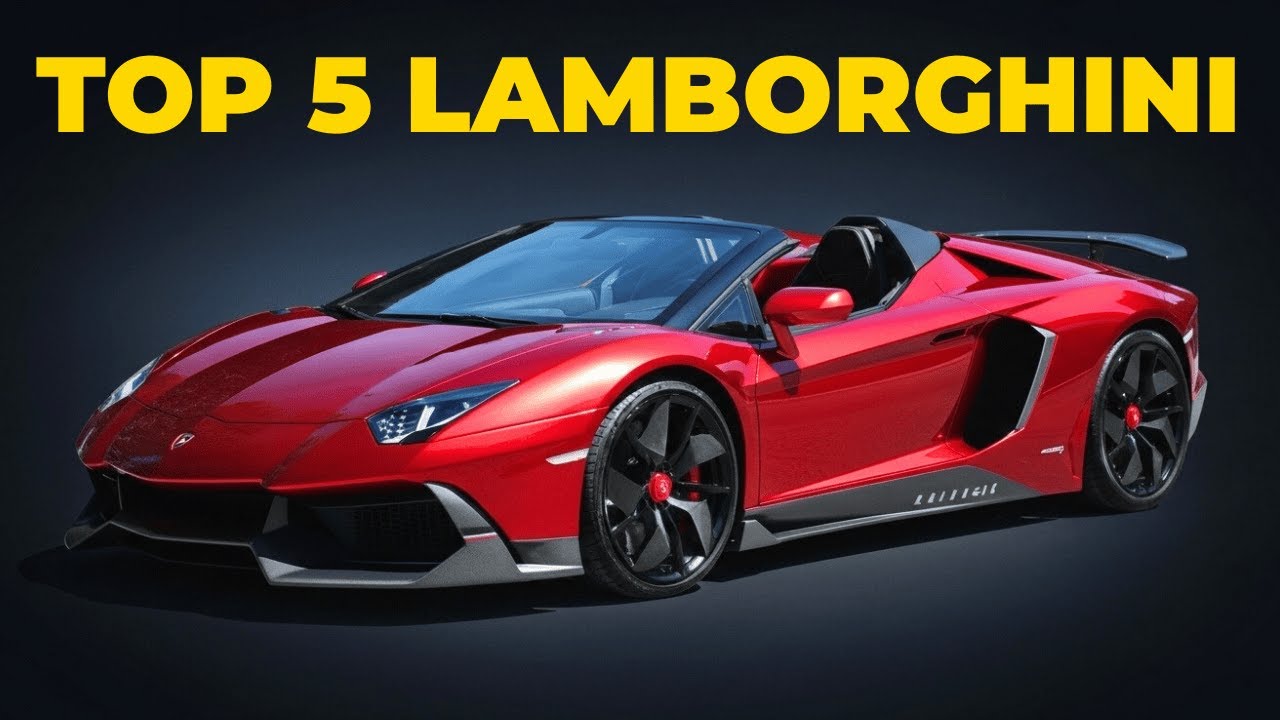 Los 5 LAMBORGHINI MÁS EXCLUSIVAS Que Debes Conocer HOY