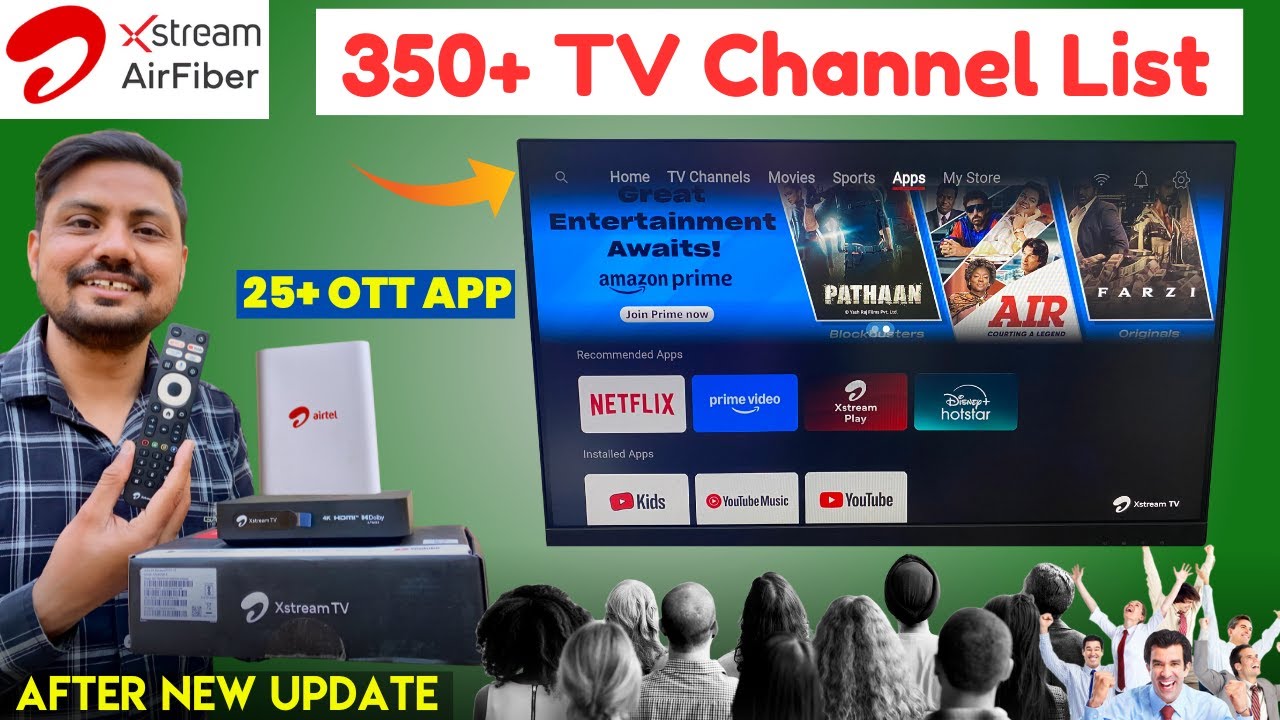 Airtel AirFiber Channel & OTT Explained | Full TV Channel List + All OTT Benefits 2025 |Full Details