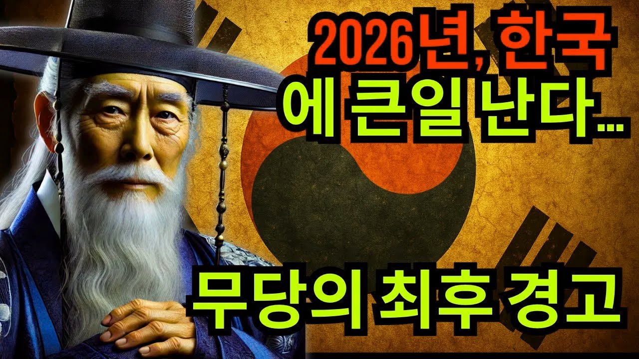 2026년, 한국의 미래가 뒤집힌다… 유명 무당이 말한 ‘결정적 날’ 공개