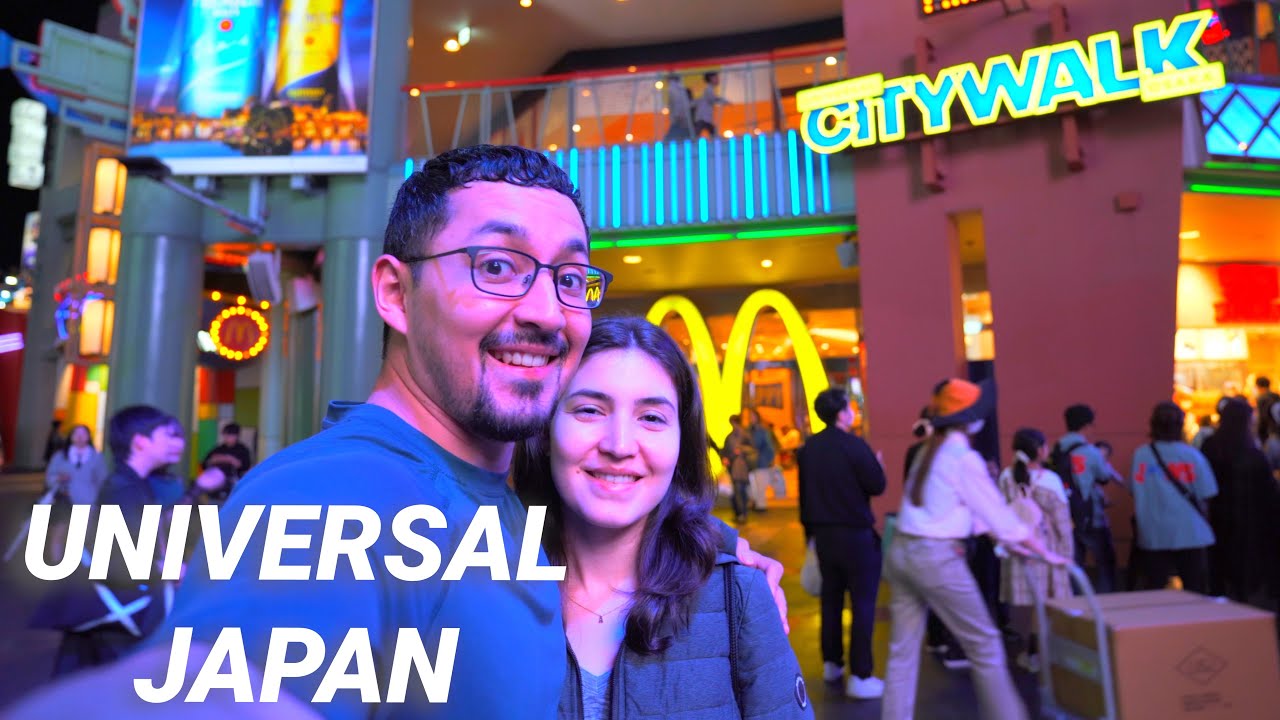 UNIVERSAL STUDIOS JAPAN CITYWALK: Food and Liber Hotel Tour!