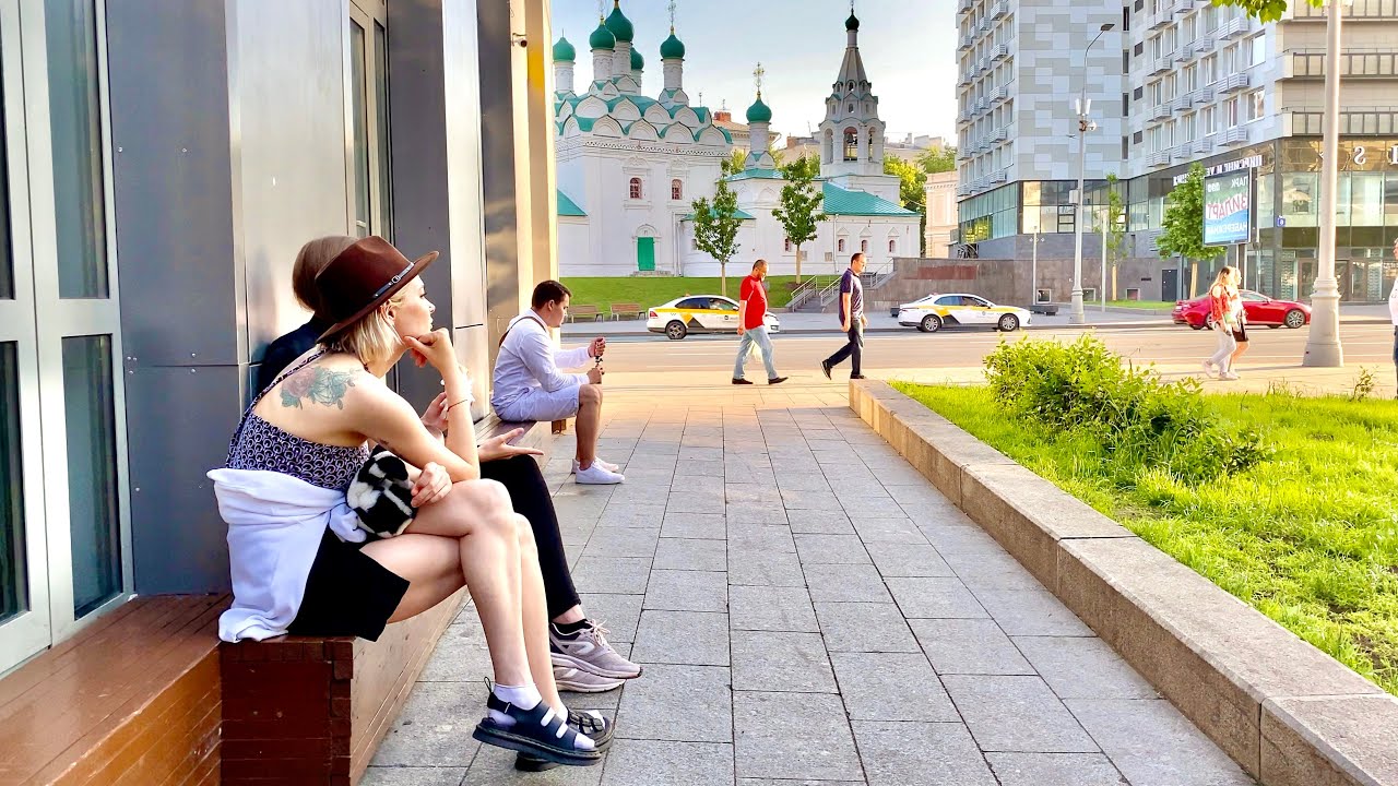 Wandering around the Moscow city center
