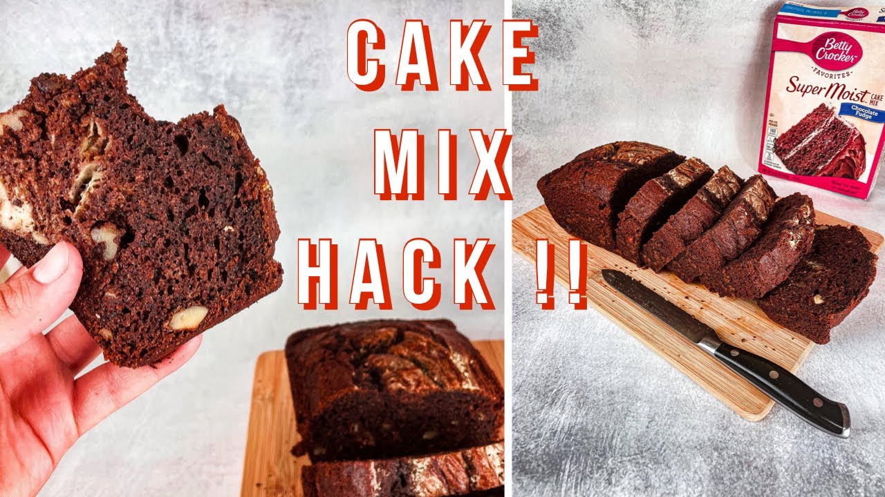 Chocolate banana bread using cake mix | Simply Maha