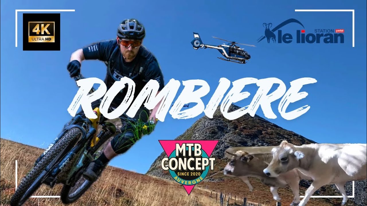 VTT ROMBIERE LE LIORAN PISTE ENDURO SAPIN HORS SAISON