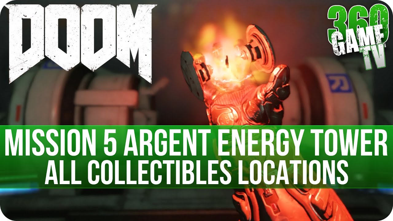 Doom Mission 5 All Collectibles (Secrets, Collectibles, Data Logs, Runes, Elite Guards, Drones)