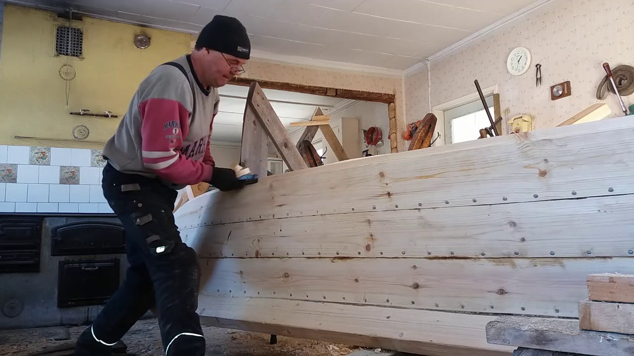 Båtbygge i Sydösterbotten traditionellt vis 13