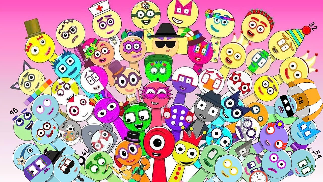 Sprunki OC Numberblocks 1 to 60 | Incredibox Compilation (Full ) #sprunki #incredibox #numberblocks