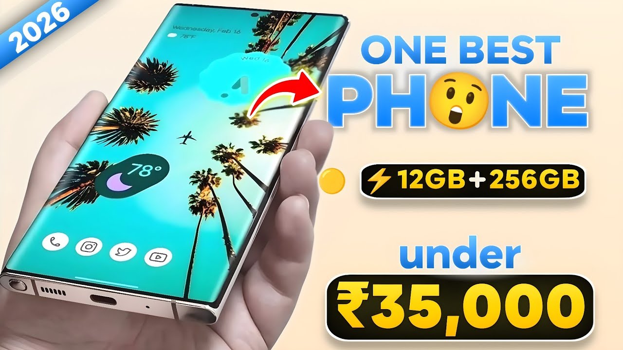 TOP 5 Best Allrounder PHONES under 35000 in January 2026 | Best Phone under 35k