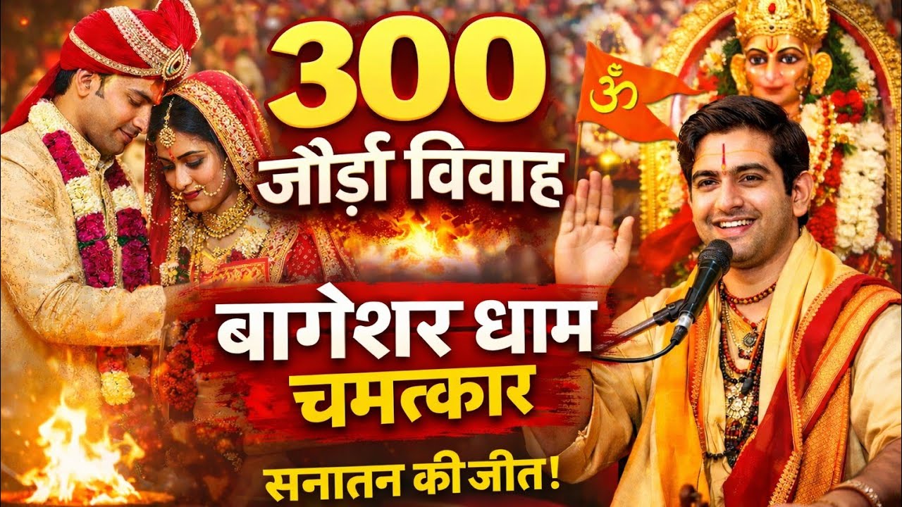 2️⃣ 15 फरवरी बागेश्वर धाम | 300 जोड़ी सामूहिक विवाह | भजन सुनकर आंखें भर आएंगी|Bageshwar Dham|
