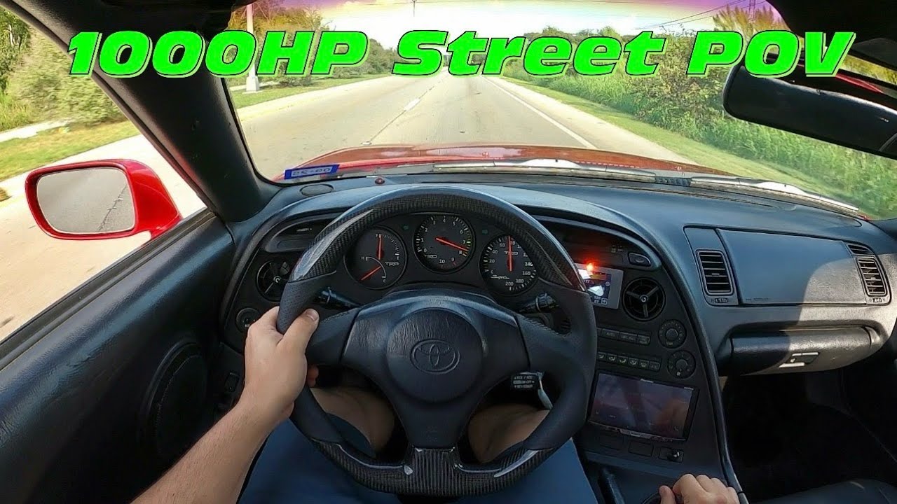 Выезжаю на круиз на своей новой 1000-сильной Supra. MK4 Supra от первого лица