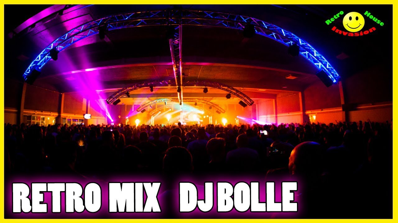 Dj Bolle at Retro house invasion stage Beachland 2017