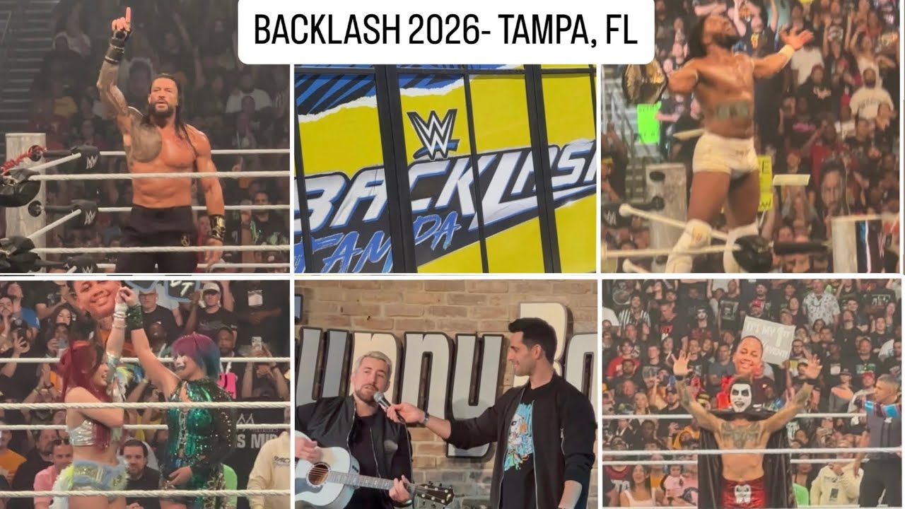 WWE BACKLASH &mdash; Тампа 2026 | Влог 28 #wwe #wwebacklash #рестлинг #влог