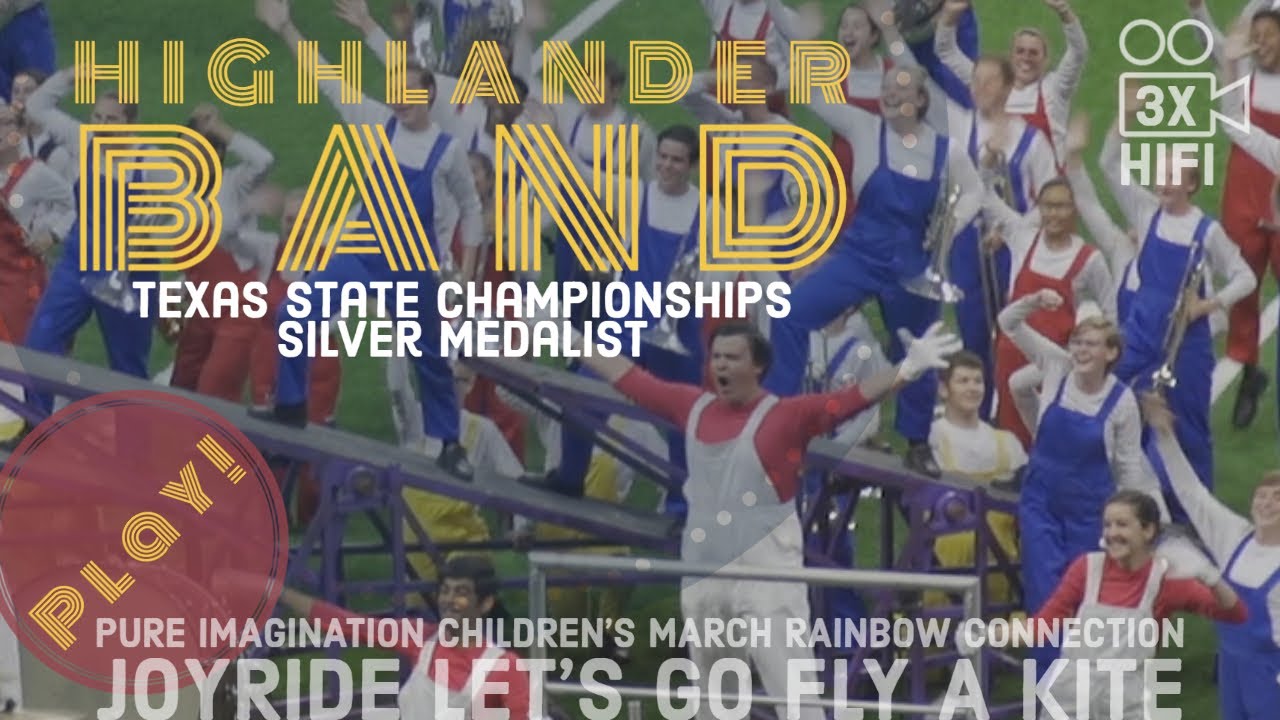 Highland Park 5A State Championships Marching Band Contest Finals Performance  - MultiCam