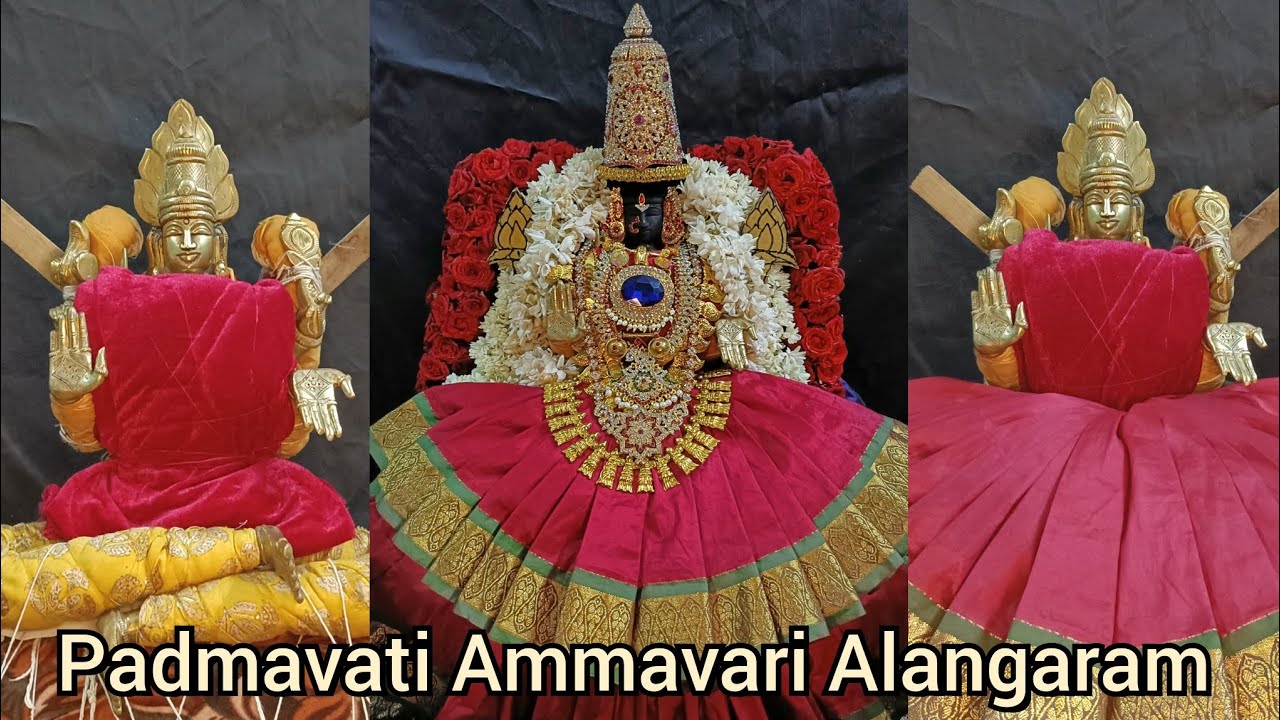 How to do Padmavati Thayar moolavar alangaram
