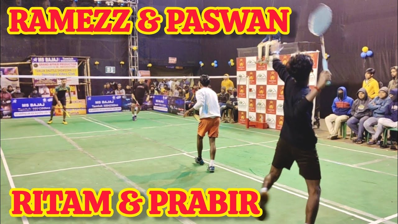 💥 RITAM ☠️ PRABIR 🆚 RAMIZ ☠️ MANOJ💥TAMLUK💥#Outdoor badmintontournament #bwf #shuttlesmash #wbba 