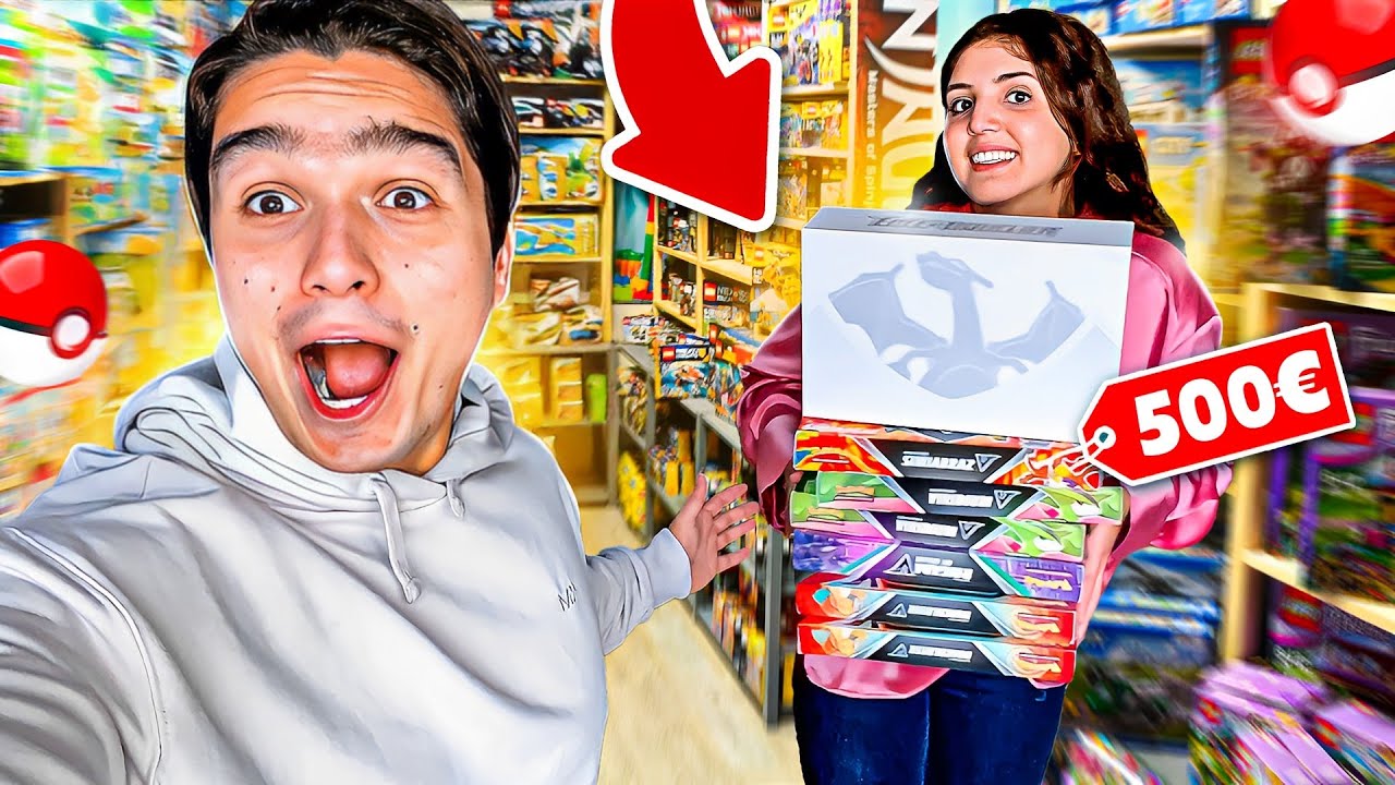 MA COPINE ACHÈTE 500€ DE CARTES POKEMON !