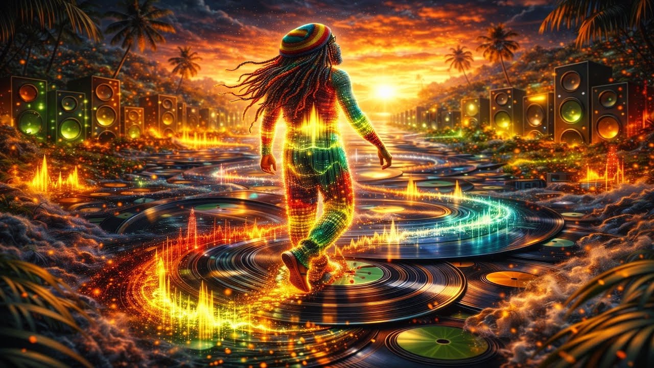 “From Vinyl to Sunrise 🌅💿 — A Journey Inside the Heart of Reggae Music 🔥🎶”