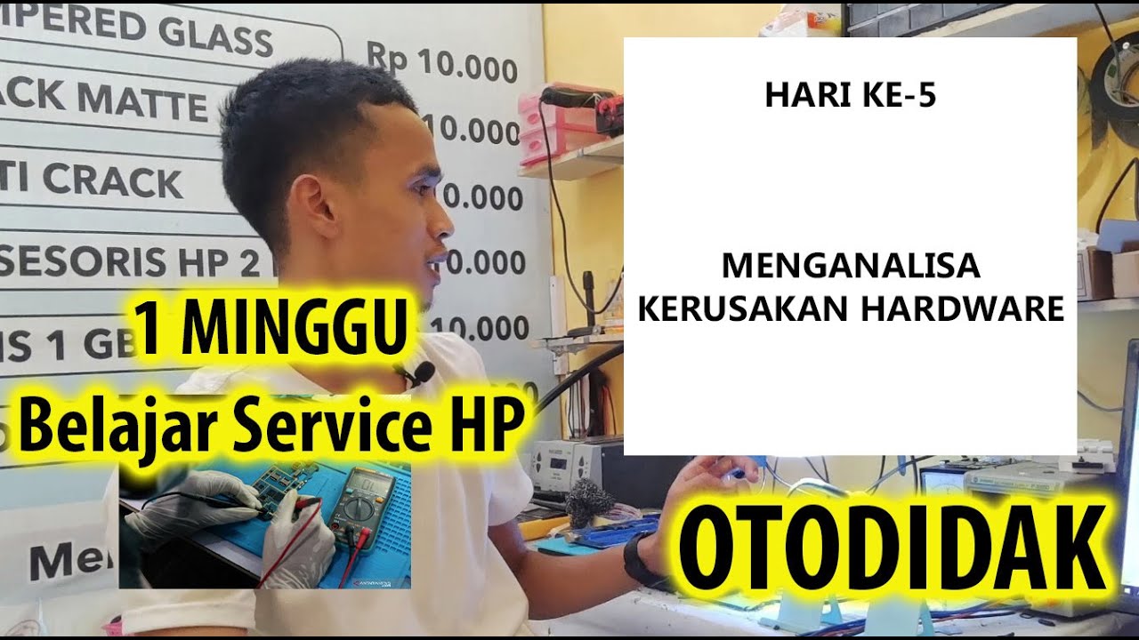 Belajar service HP otodidak hari ke 5