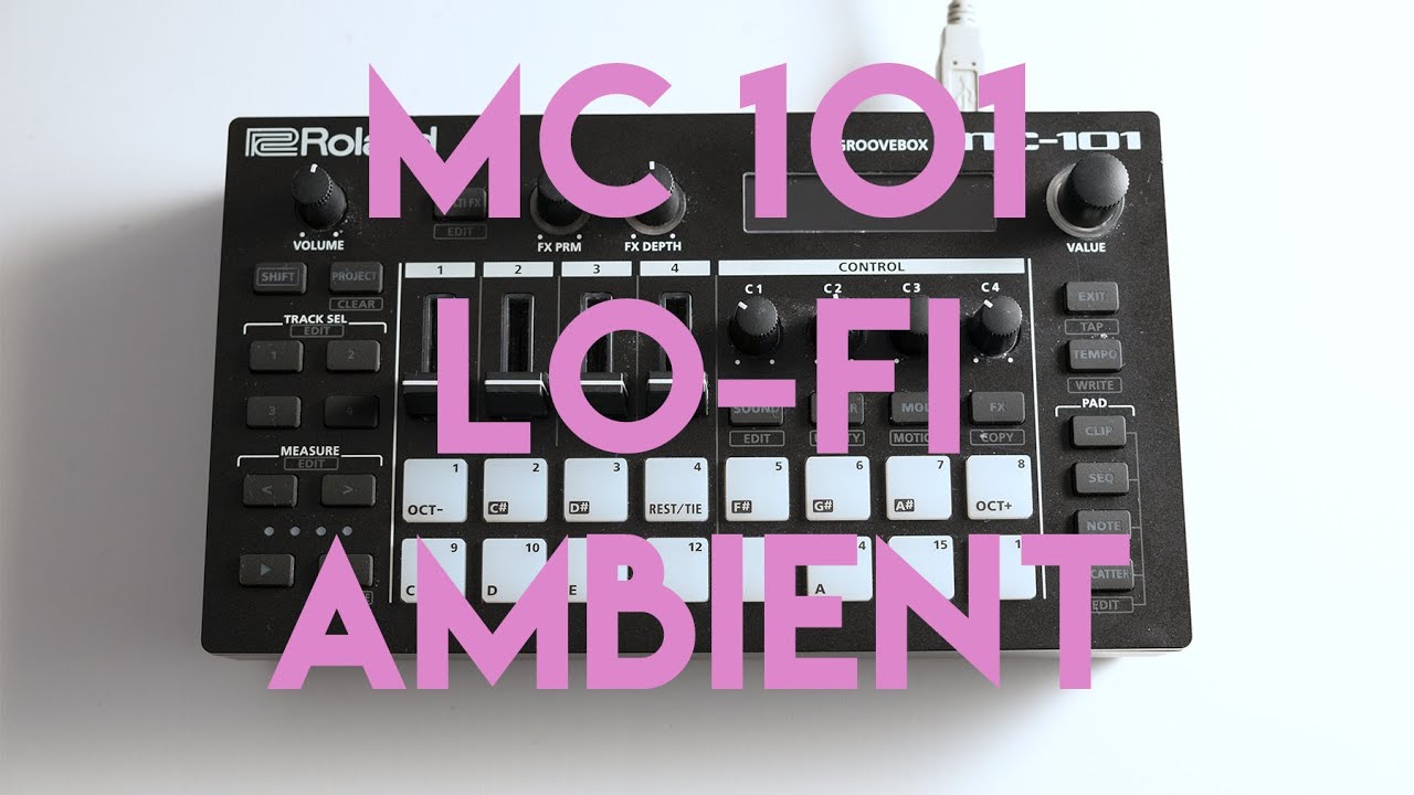 Short lo-fi ambient jam on the Roland MC101