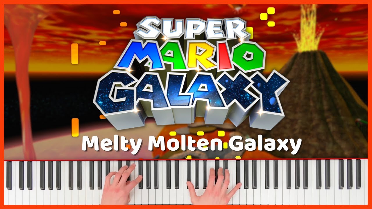 Melty Molten Galaxy ~ Super Mario Galaxy | Piano Cover (+ Sheet Music)