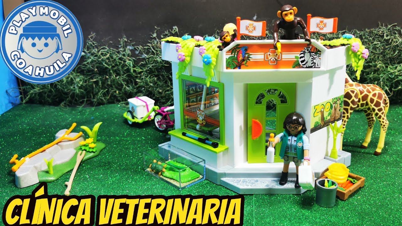 Unboxing de la Clínica Veterinaria del Zoológico de Playmobil de Family Fun  (70900)